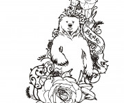 Coloriage Tatouage &agrave; d&eacute;couper