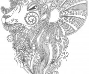 Coloriage Tatouage Animaux