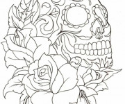 Coloriage Tatouage en t&eacute;l&eacute;chargement