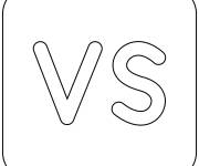 Coloriage Bouton VS