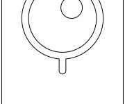 Coloriage &Eacute;moji boule de commande