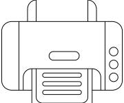 Coloriage &Eacute;moji d'imprimante