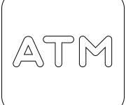 Coloriage &Eacute;moji de distributeur automatique de billets