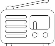 Coloriage &Eacute;moji radio