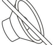Coloriage Haut-parleur muet en 3D