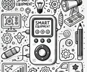 Coloriage Les &eacute;quipement intelligents