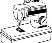Coloriage Machine &agrave; coudre