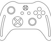 Coloriage Manette Xbox