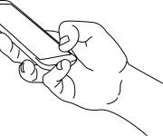 Coloriage Smartphone dans la main