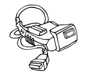 Coloriage et dessins gratuit Un disque dur externe à imprimer