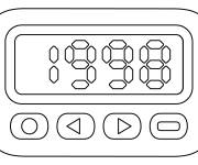 Coloriage Un t&eacute;l&eacute;avertisseur en &eacute;moji