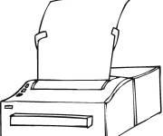 Coloriage Une Imprimante moderne