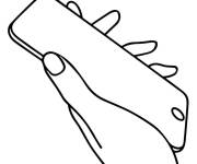 Coloriage et dessins gratuit Smartphone iPhone à imprimer