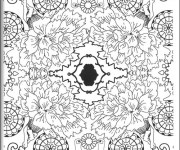 Coloriage Illustration Art relaxant