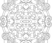Coloriage Thème Thérapeutique Coeur