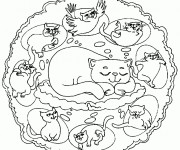 Coloriage Thérapeutique Animaux magiques