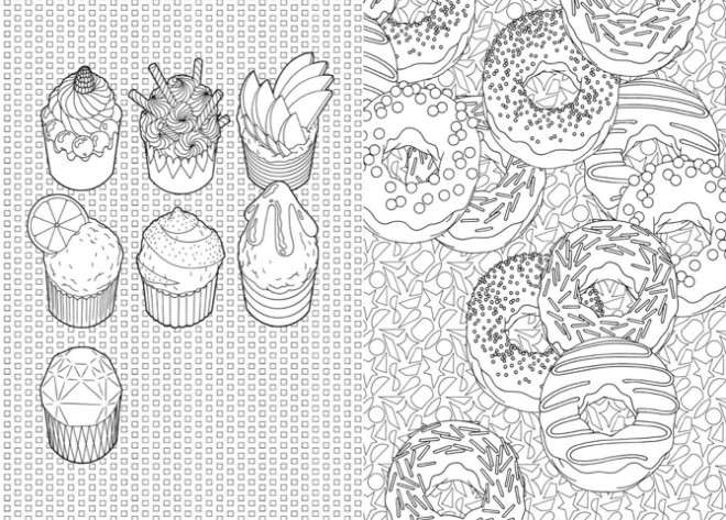 Coloriage et dessins gratuits Thérapeutique Dessert à imprimer