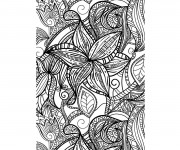 Coloriage Thérapeutique Fleur