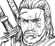 Coloriage Aper&ccedil;u de Geralt