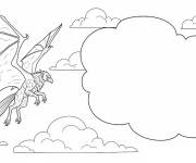 Coloriage et dessins gratuit Dragon The witcher à imprimer