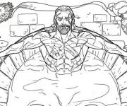 Coloriage et dessins gratuit Geralt prends du temps pour se reposer à imprimer