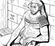 Coloriage et dessins gratuit le sorceleur captur&eacute; à imprimer