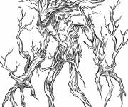 Coloriage Leshen de La serie Witcher
