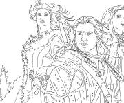 Coloriage Poster de The Witcher 3