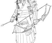Coloriage et dessins gratuit Soldat de The witcher à imprimer