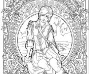 Coloriage Sorceleur adulte