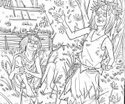 Coloriage Zombies de la serie Witcher