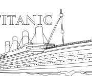 Coloriage Bateau Titanic