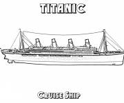 Coloriage Croisi&egrave;re Titanic