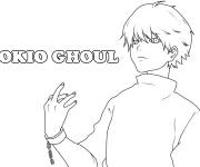 Coloriage Anime Tokyo Ghoul &agrave; colorier 