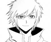 Coloriage Ayato Kirishima gentil gar&ccedil;on