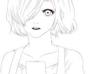 Coloriage Juzo Suzuya Tokyo Ghoul