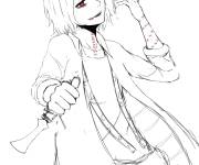 Coloriage Juzo.Tokyo Ghoul pour fille