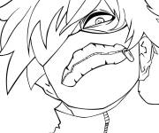 Coloriage et dessins gratuit Kaneki Ken avec à imprimer