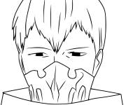 Coloriage Kazuichi Banjo de Tokyo Ghoul