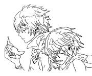 Coloriage Ken et ami Touka