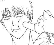 Coloriage Ken s'amuse avec son chiot