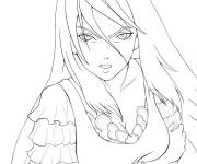 Coloriage La beaut&eacute; de Itori de Tokyo Ghoul
