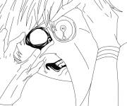 Coloriage Le Ghoul Ken Kaneki