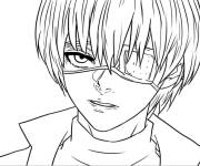 Coloriage Le puissant goule de Tokyo Ghoul