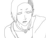 Coloriage Personnage Uta facile Tokyo Ghoul