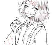 Coloriage Portrait de Juzo Suzuya
