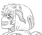 Coloriage et dessins gratuit Tokyo Ghoul Kaneki Ken capot à imprimer