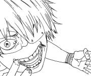 Coloriage Tokyo Ghoul Ken Kaneki