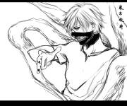Coloriage Tokyo Ghoul Ken Kanemi dessin anim&eacute;