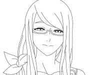 Coloriage Tokyo Ghoul Rize kamishiro
